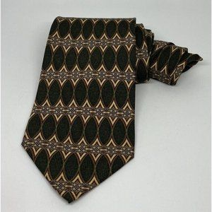 Barbara Blank New York Mens Neck Tie Multicolor Geometric Tie All Silk Handmade